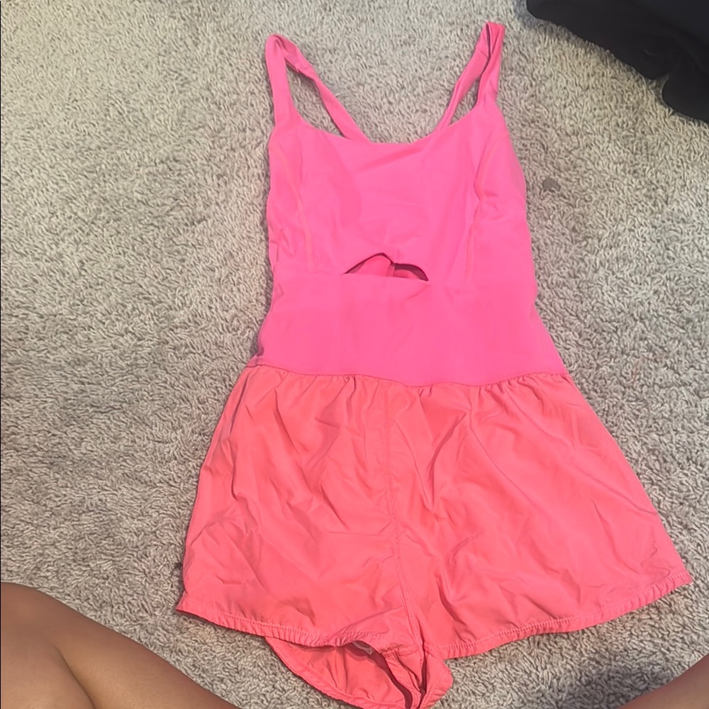 Pink FP movement romper